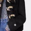 Abrigo corto de lana