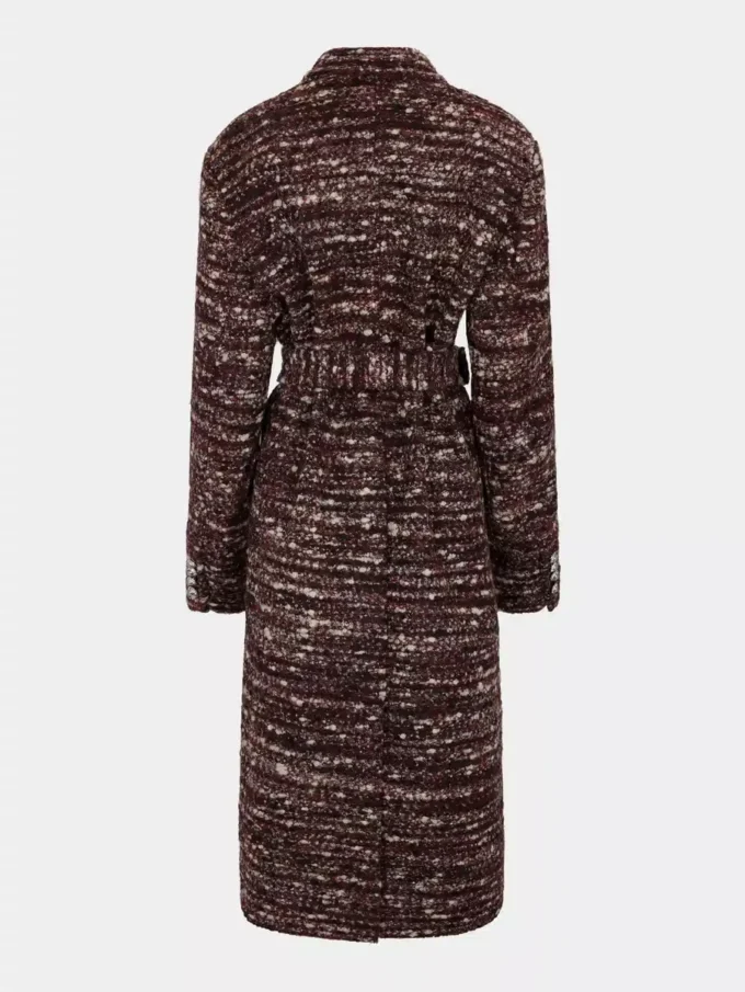 Abrigo entallado de lana