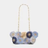 Bolso azul Flower 1969