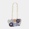 Bolso azul Flower 1969