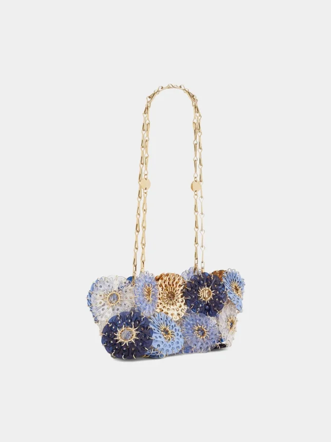 Bolso azul Flower 1969