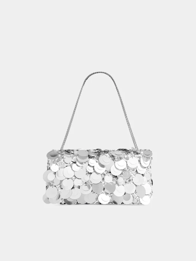 Bolso baguette brillante