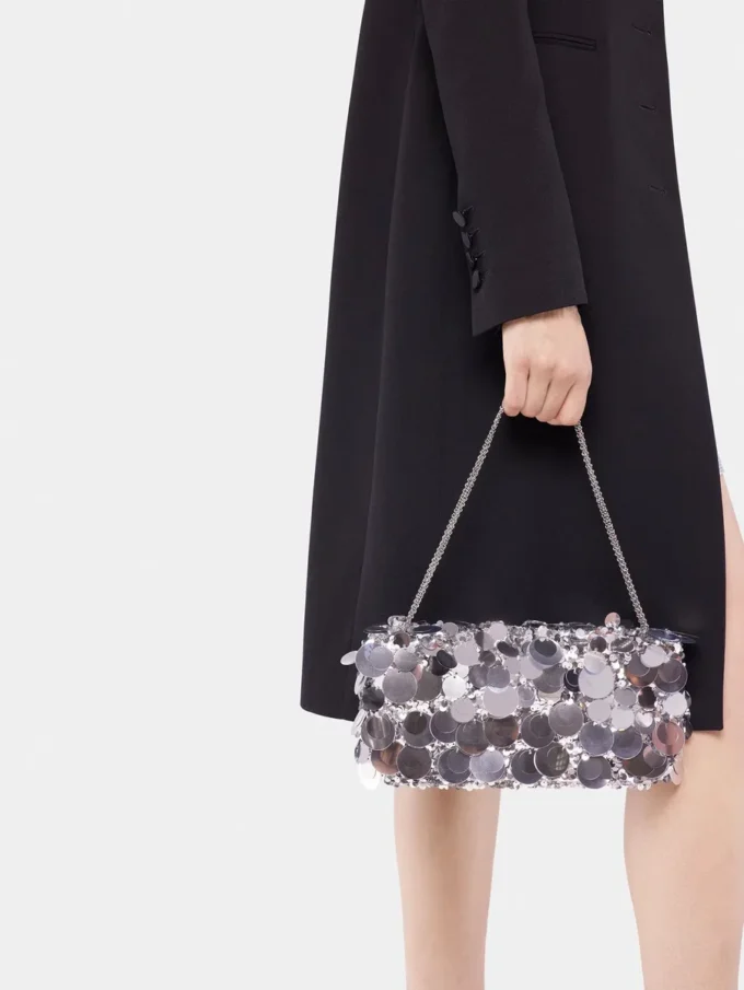 Bolso baguette brillante