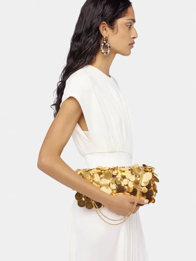 Bolso baguette brillante