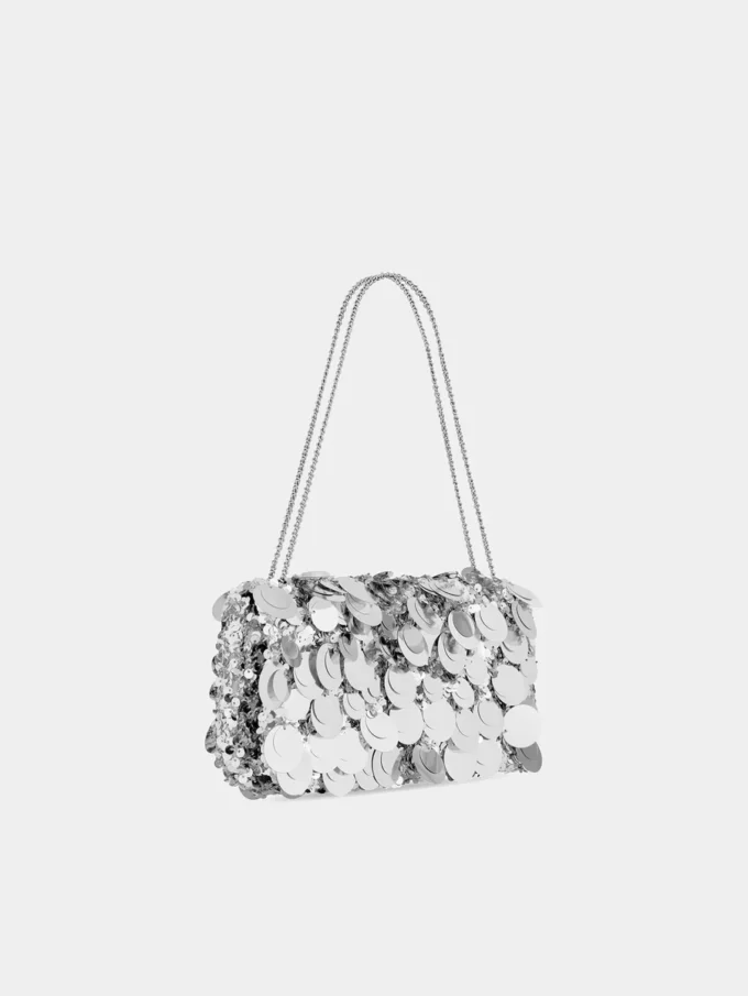 Bolso baguette brillante