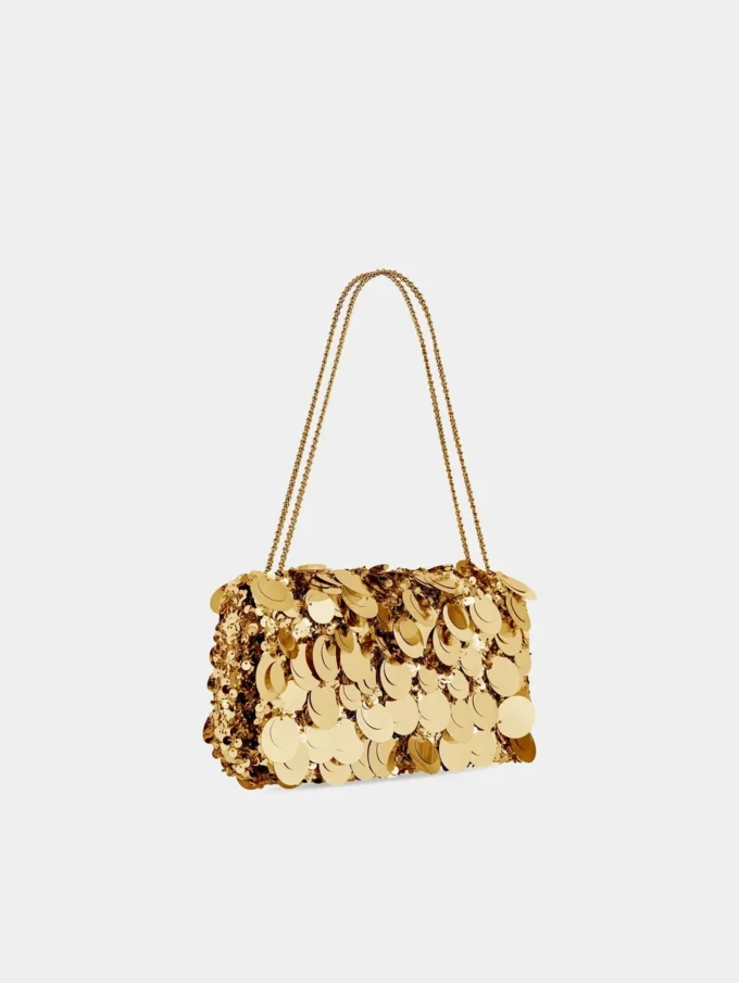 Bolso baguette brillante