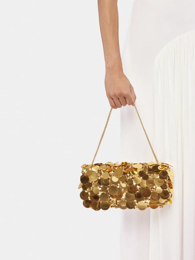 Bolso baguette brillante