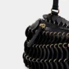 Bolso bandolera de piel negro Paco