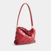 Bolso de mano rojo Paco en piel de becerro