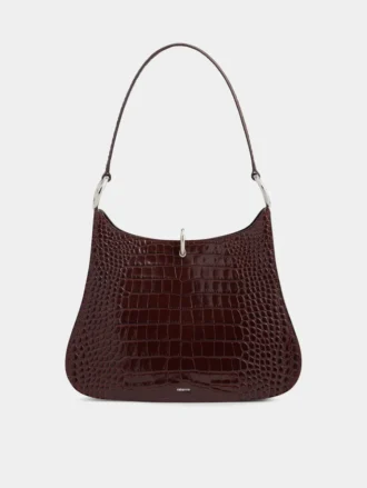 Bolso de piel con anilla grande
