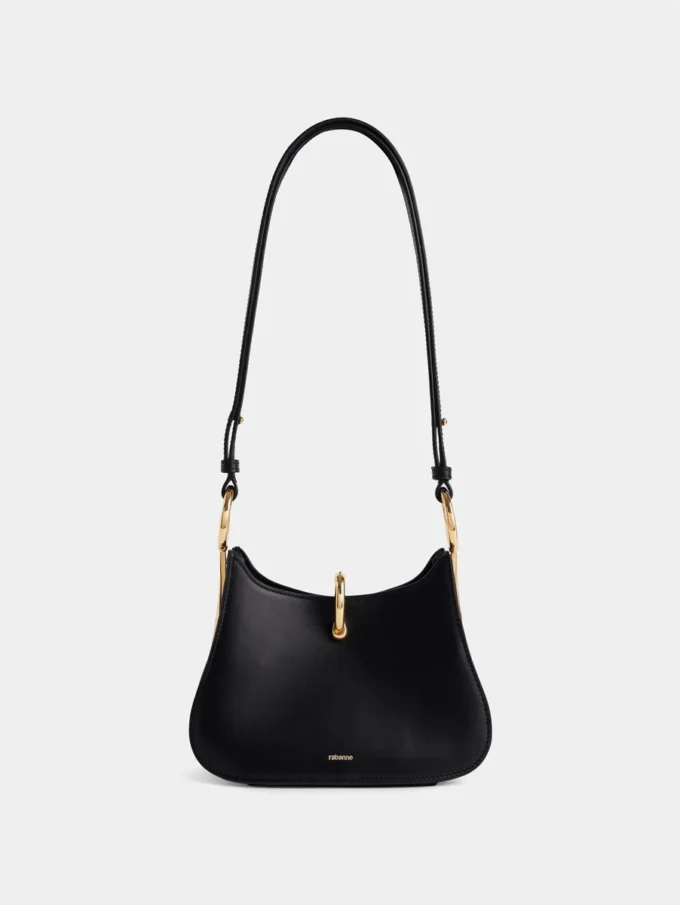 Bolso de piel con anilla pequeña