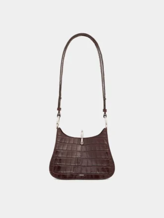 Bolso de piel con anilla pequeña