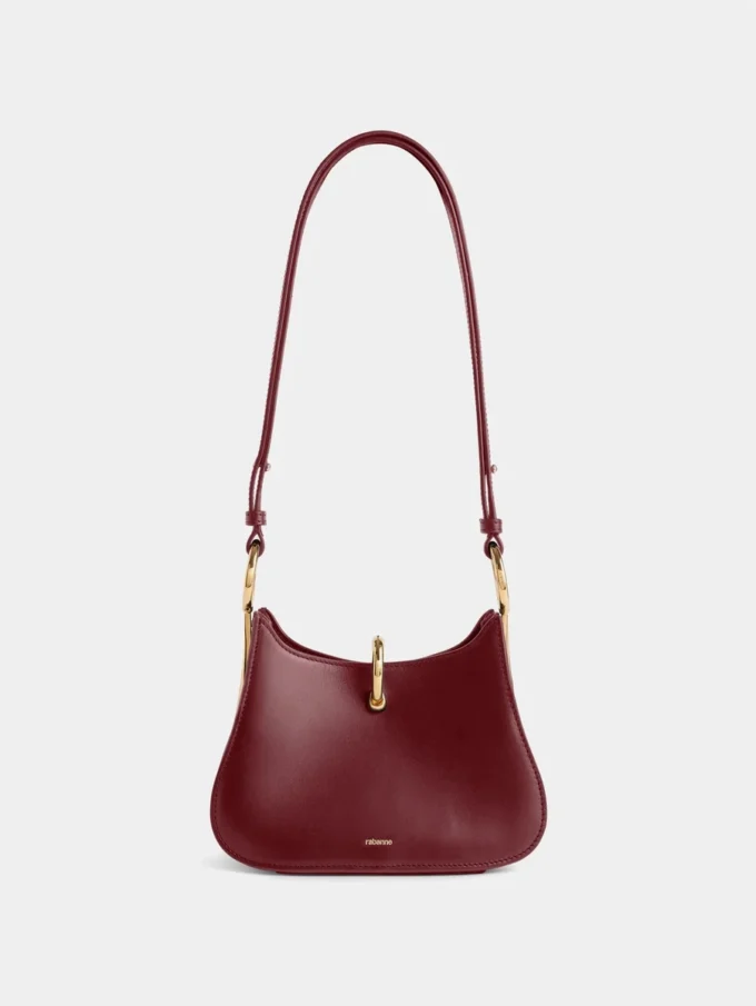 Bolso de piel con anilla pequeña