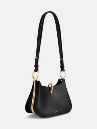 Bolso de piel con anilla pequeña