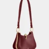 Bolso de piel con anilla pequeña