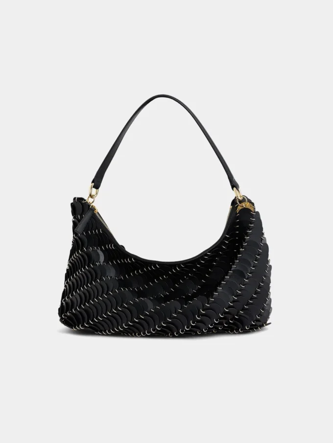 Bolso de piel Paco negro