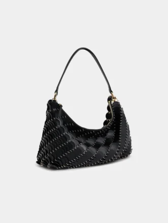 Bolso de piel Paco negro