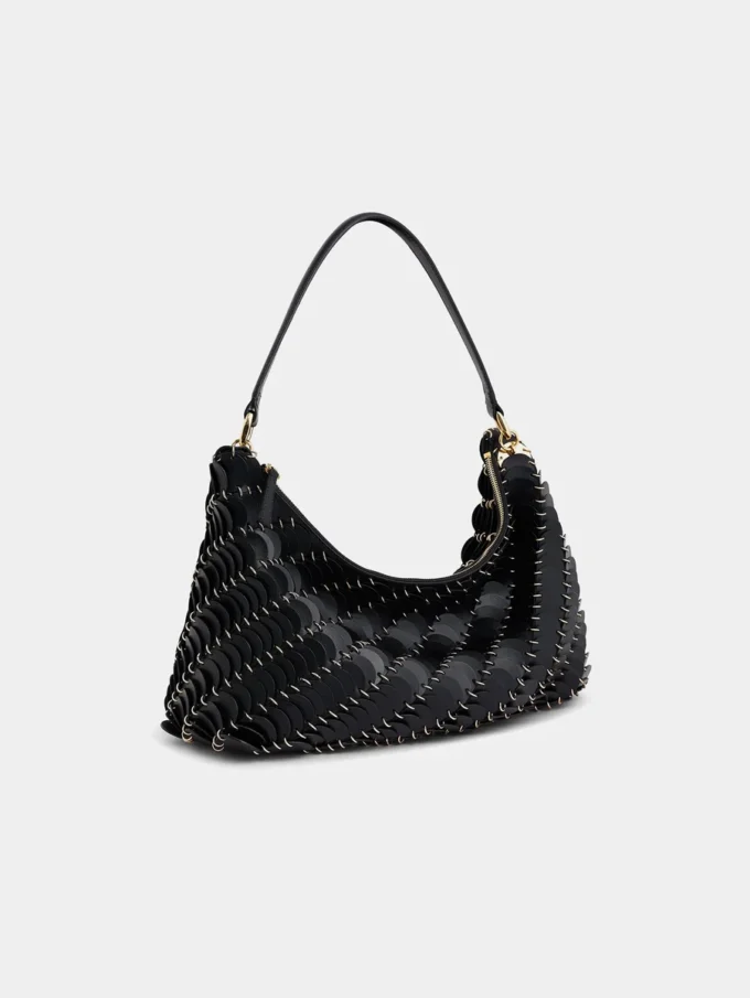 Bolso de piel Paco negro