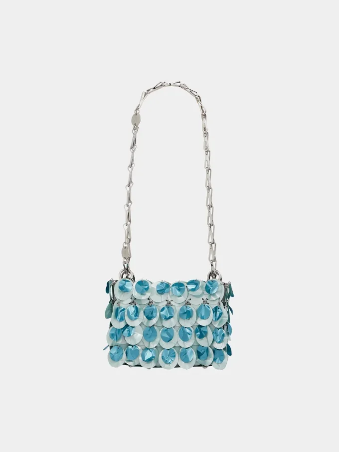 Bolso nano azul brillante