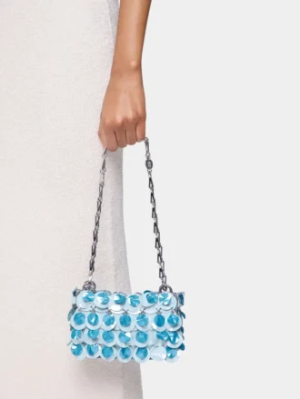 Bolso nano azul brillante
