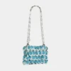Bolso nano azul brillante