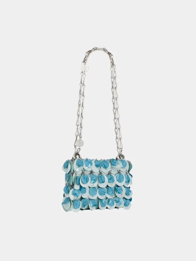 Bolso nano azul brillante