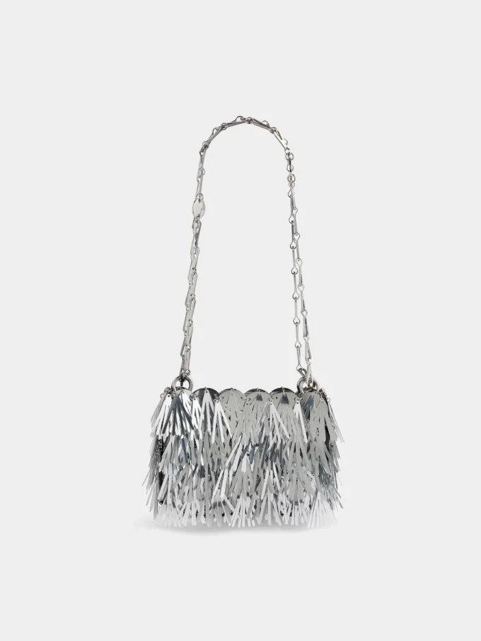 Bolso nano de pelo metalizado Sparkle