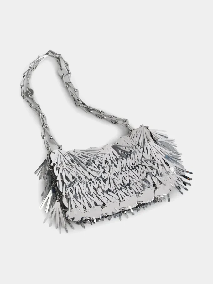Bolso nano de pelo metalizado Sparkle