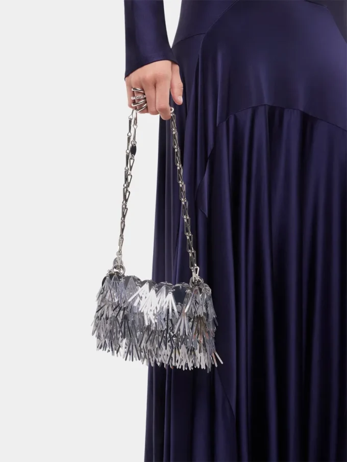 Bolso nano de pelo metalizado Sparkle