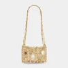 Bolso nano dorado 1969 con charms