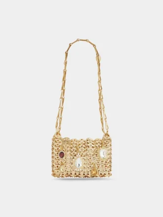 Bolso nano dorado 1969 con charms