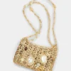 Bolso nano dorado 1969 con charms