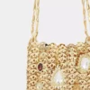 Bolso nano dorado 1969 con charms