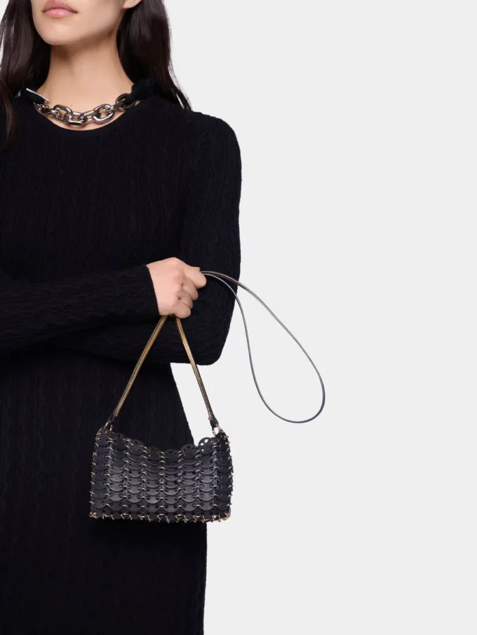 Bolso nano reversible de cuero de 1969