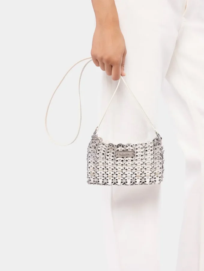 Bolso nano reversible de cuero de 1969