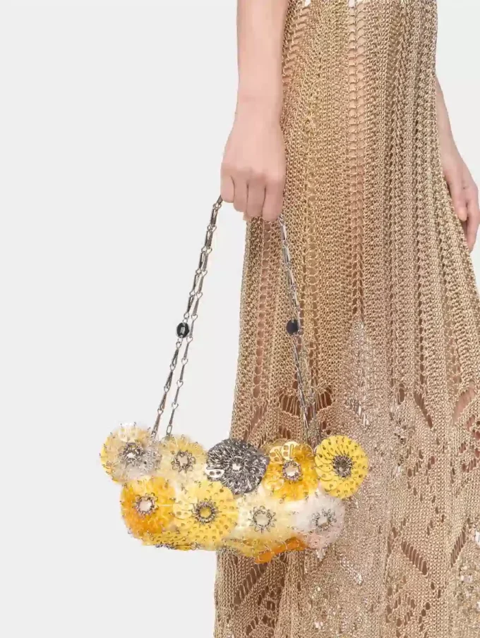 Bolso naranja Flower 1969