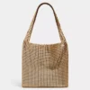 Bolso pixelado dorado