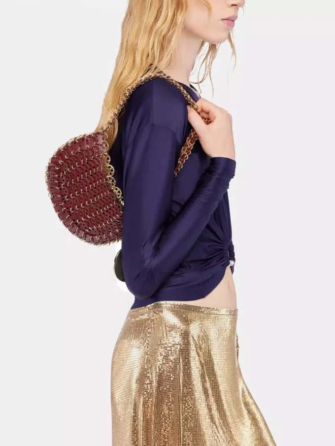 Bolso reversible Flip Moon en piel.