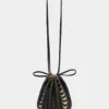 Bolso reversible tipo cubo de piel