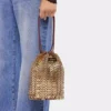 Bolso reversible tipo cubo de piel