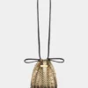 Bolso reversible tipo cubo de piel