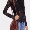 Bolso reversible tipo cubo de piel