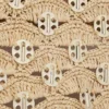 Bolso tote beige de rafia