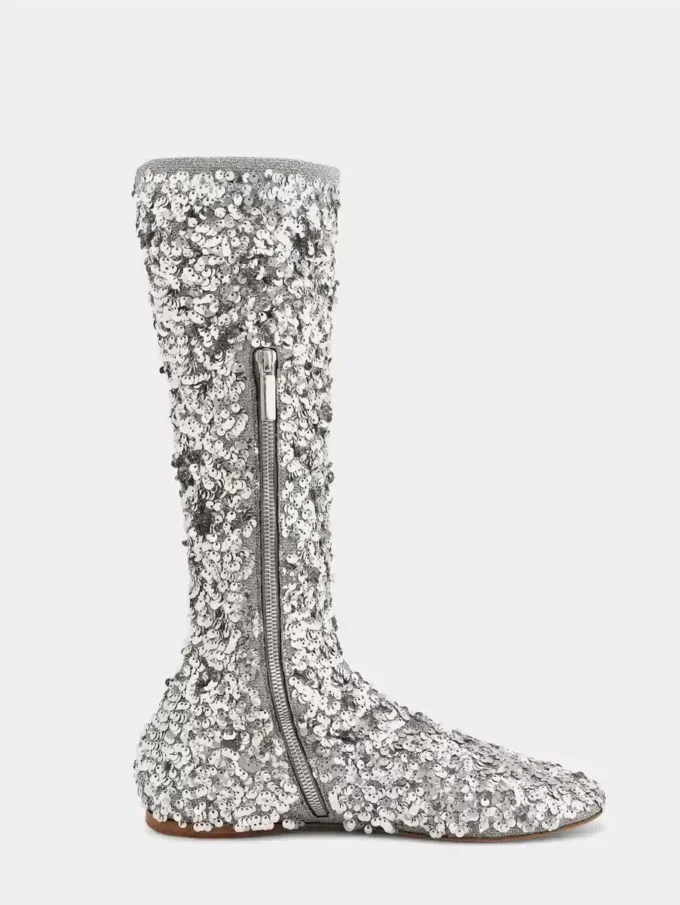 Botas con lentejuelas