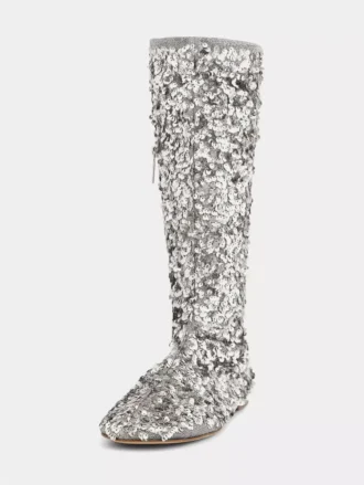 Botas con lentejuelas