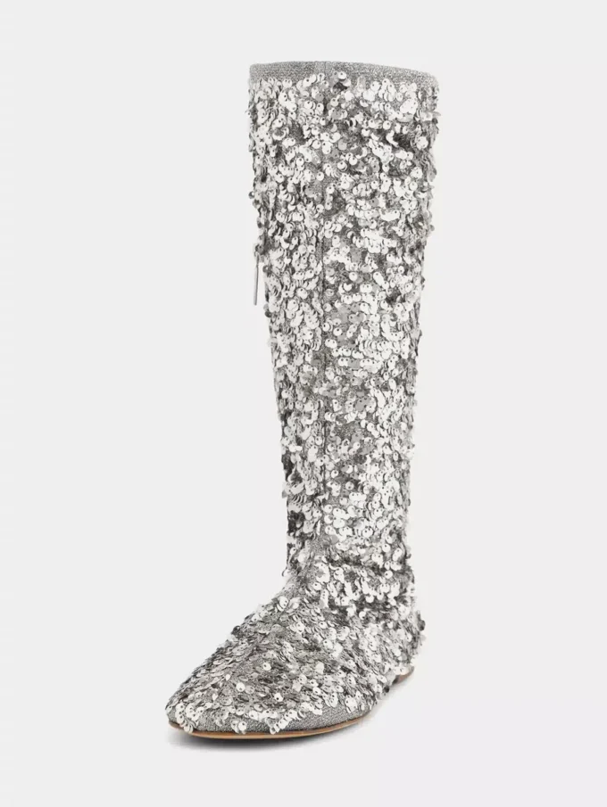 Botas con lentejuelas