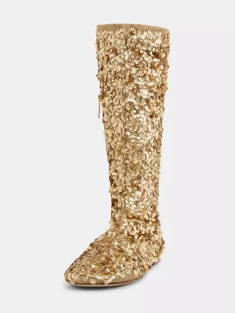 Botas con lentejuelas