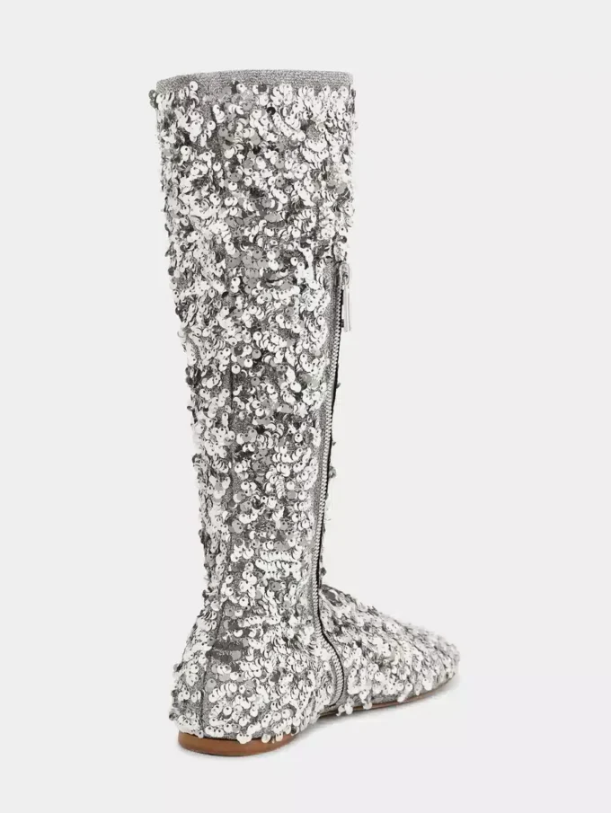Botas con lentejuelas