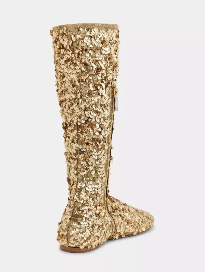 Botas con lentejuelas