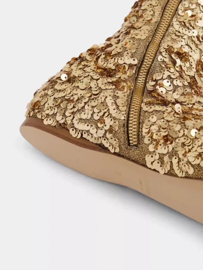 Botas con lentejuelas